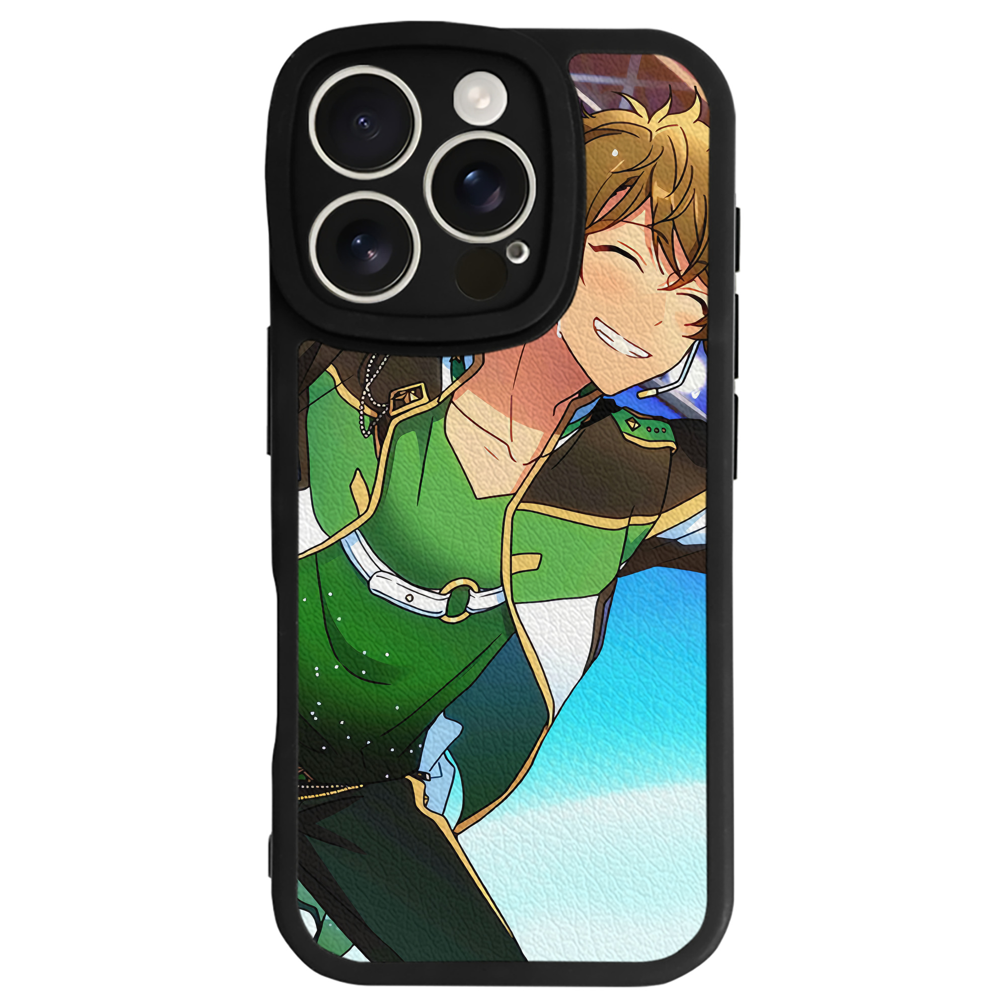 （画像用） あんさんぶるスターズ! Ensemble Stars 【iPhone 16シリーズ対応】シリコンスマホケース（レザー調） 材質：シリコン
